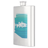 Arizona Wave Fishing Flachmann (Links)