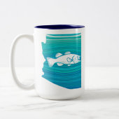 Arizona Wave Fishing Zweifarbige Tasse (Links)