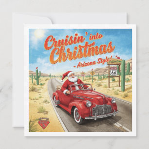 Arizona Weihnachten in Wüsten Grußkarte