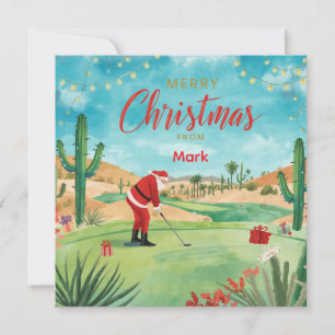 Arizona Weihnachten in Wüsten Grußkarte