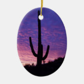 Arizona-Weihnachten Keramikornament (Vorne)