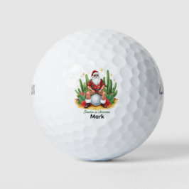 Arizona Weihnachten mit dem Weihnachtsmann auf Gol Golfball