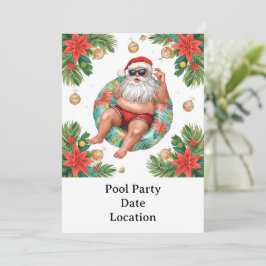 Arizona Weihnachts-Poolparty Einladung