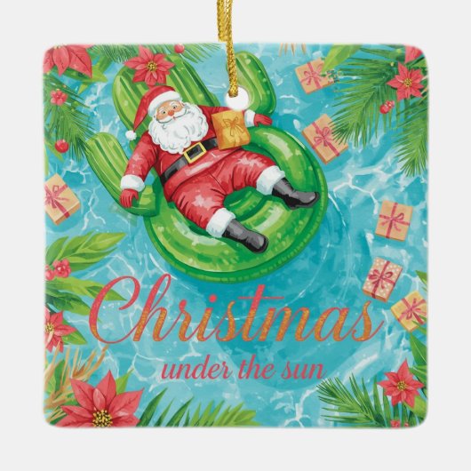Arizona Weihnachts Thema  Keramikornament (Vorderseite)