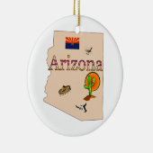 Arizona-Weihnachtsbaum-Verzierung Keramik Ornament (Rechts)