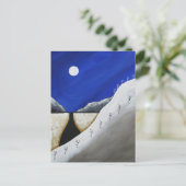 Arizona Weihnachtswüste Südwestkaktus Feiertagspostkarte (Stehend Vorderseite)