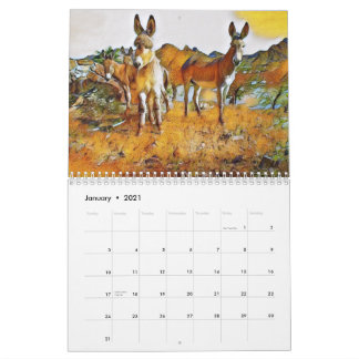 Arizona Wild Burro 2022 Kalender
