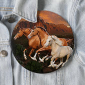 Arizona Wild Pferde Button (Beispiel)
