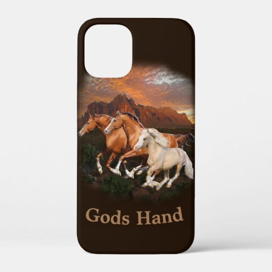Arizona Wild Pferde Case-Mate iPhone Hülle (Rückseite)