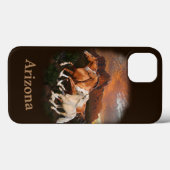 Arizona Wild Pferde Case-Mate iPhone Hülle (Rückseite (Horizontal))