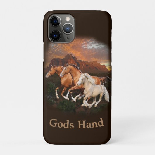 Arizona Wild Pferde Case-Mate iPhone Hülle (Rückseite)