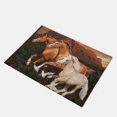 Arizona Wild Pferde Fußmatte (Schrägansicht)