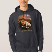 Arizona Wild Pferde Hoodie (Vorderseite)