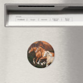 Arizona Wild Pferde Magnet (In Situ (Geschirrspüler))