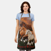 Arizona Wild Pferde Schürze (Getragen)