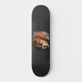 Arizona Wild Pferde Skateboard (Vorderseite)