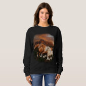 Arizona Wild Pferde Sweatshirt (Vorne ganz)
