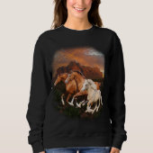 Arizona Wild Pferde Sweatshirt (Vorderseite)