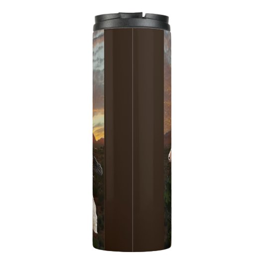 Arizona Wild Pferde Thermosbecher (Rückseite)