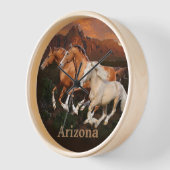 Arizona Wild Pferde Uhr (Winkel)
