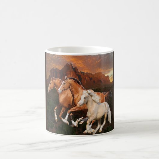Arizona Wildpferde Kaffeetasse (Mittel)