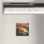 Arizona Wildpferde Magnet (In Situ (Geschirrspüler))