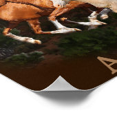 Arizona-Wildpferde Poster (Ecke)
