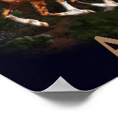 Arizona-Wildpferde Poster (Ecke)