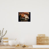 Arizona-Wildpferde Poster (Küche)