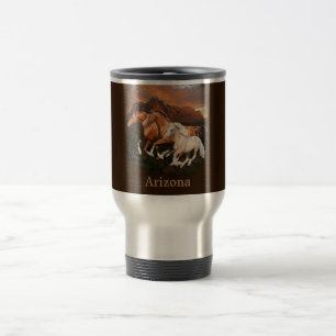 Arizona Wildpferde Reisebecher