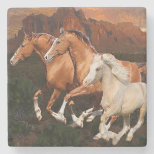 Arizona Wildpferde Steinuntersetzer