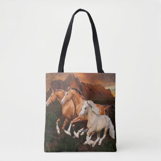 Arizona-Wildpferde Tasche (Vorderseite)