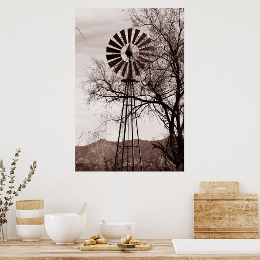 Arizona Windmill Poster (Küche)