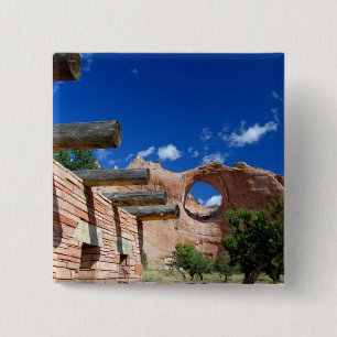 Arizona, Window Rock. Hauptstadt der Navajo Button