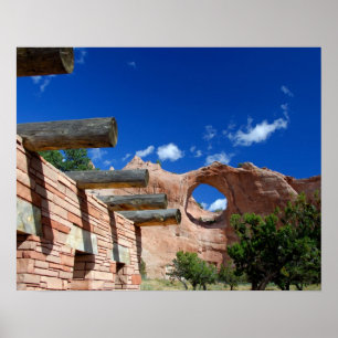 Arizona, Window Rock. Hauptstadt der Navajo Poster