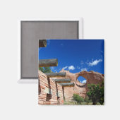 Arizona, Window Rock. Hauptstadt des Navajo Magnet (Vorderseite/Rückseite)