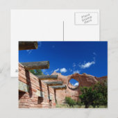 Arizona, Window Rock. Hauptstadt des Navajo Postkarte (Vorne/Hinten)