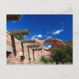 Arizona, Window Rock. Hauptstadt des Navajo Postkarte