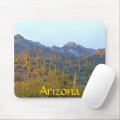 Arizona Winter Cactus Mousepad (Mit Mouse)