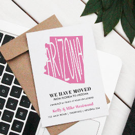 ARIZONA Wir haben neue Adresse Neue Zuhause versch Postkarte