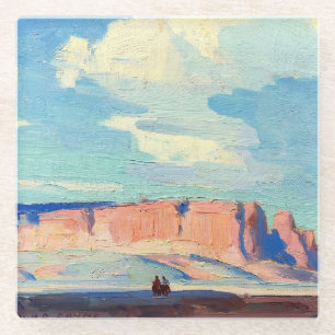 Arizona Wolken von Edgar Payne Glasuntersetzer