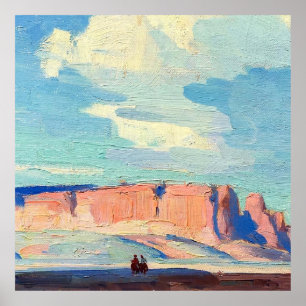 Arizona Wolken von Edgar Payne Poster