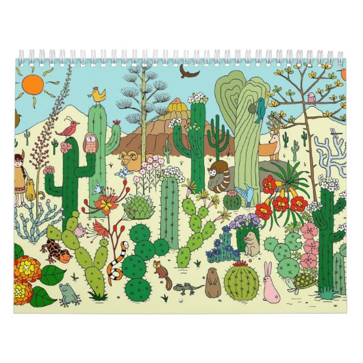 Arizona-Wüste Kalender (Titelbild)