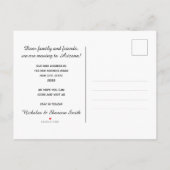 Arizona Wüste Moving Ankündigung Postkarte (Rückseite)