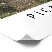 Arizona Wüste Picacho Gipfel Modern Wandern Poster (Ecke)