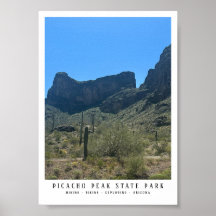 Arizona Wüste Picacho Peak Staat Park Keepake