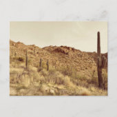 Arizona Wüste Postkarte (Vorderseite)