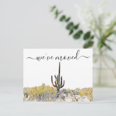 Arizona Wüste Saguaro Bewegende Ankündigung (Stehend Vorderseite)