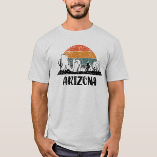 Arizona Wüste Sonnenuntergang Kaktus. T-Shirt
