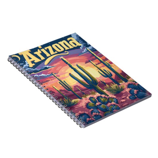 Arizona Wüste Sunset Notizblock (Rechte Seite)